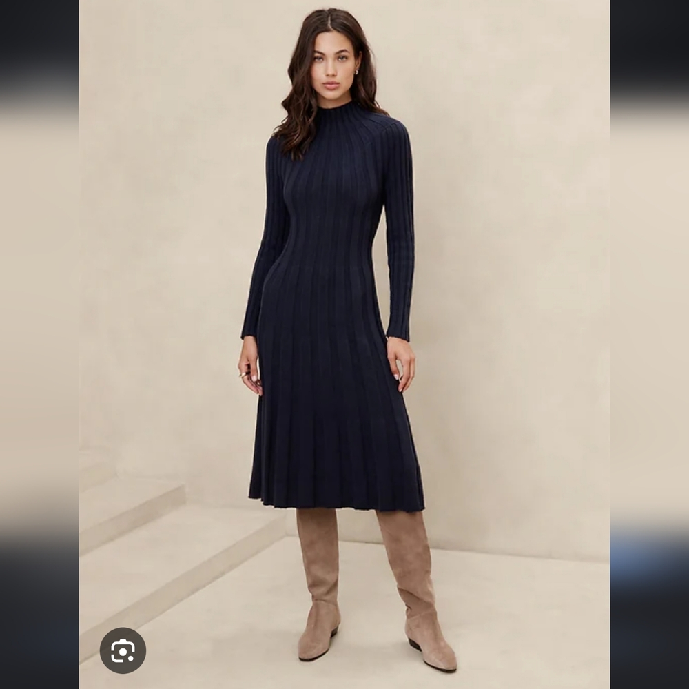 Banana Republic Navy Maxi Dress
